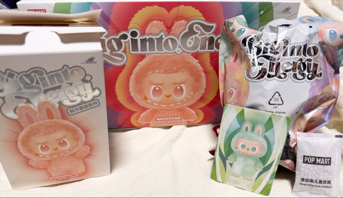 popmart ポップマート labubu ラブブ SERENITY 正規品】THE MONSTERS Energy ラブブ ポップマート SERENITY