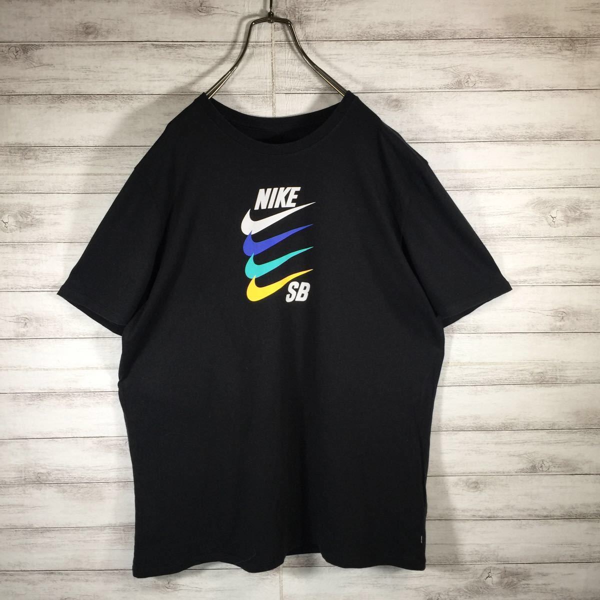 NIKE　ナイキ　半袖Tシャツ　4連ロゴ　スウッシュ　XXL　送料無料