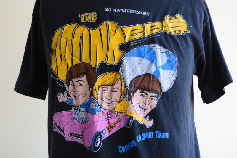80s THE MONKEES 20TH ANNIVERSARY WORLD TOUR Tシャツ XL / モンキーズ 20周年 ツアーT バンドT ヴィンテージ