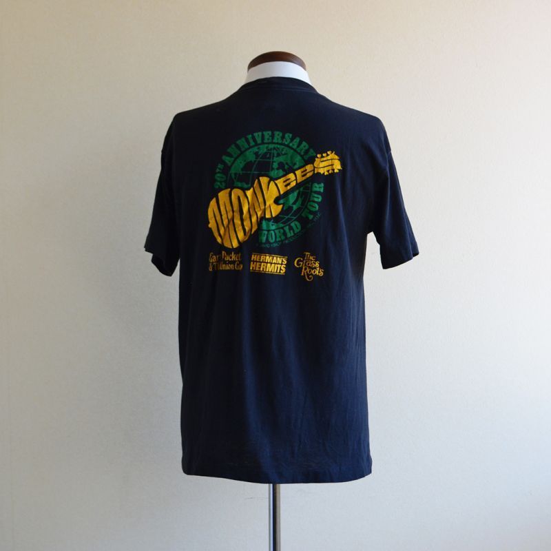 80s THE MONKEES 20TH ANNIVERSARY WORLD TOUR Tシャツ XL / モンキーズ 20周年 ツアーT バンドT ヴィンテージ