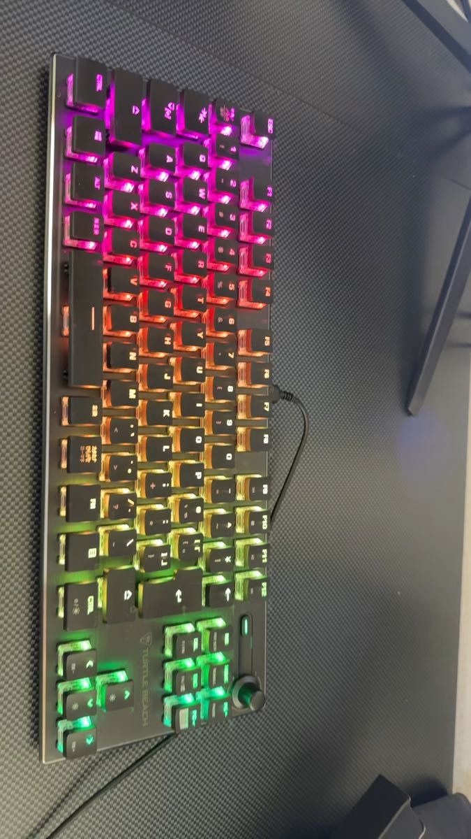 TURTLE BEACH ゲーミングキーボード Vulcan TKL AIMO JP 日本語配列 有線 ブラック/黒 メカニカル