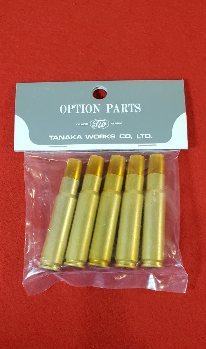 タナカワークス ガスガン用カートリッジ M700/M40用 20発セット タナカワークス M700/M24/M40 ガスガン用 金色リアル