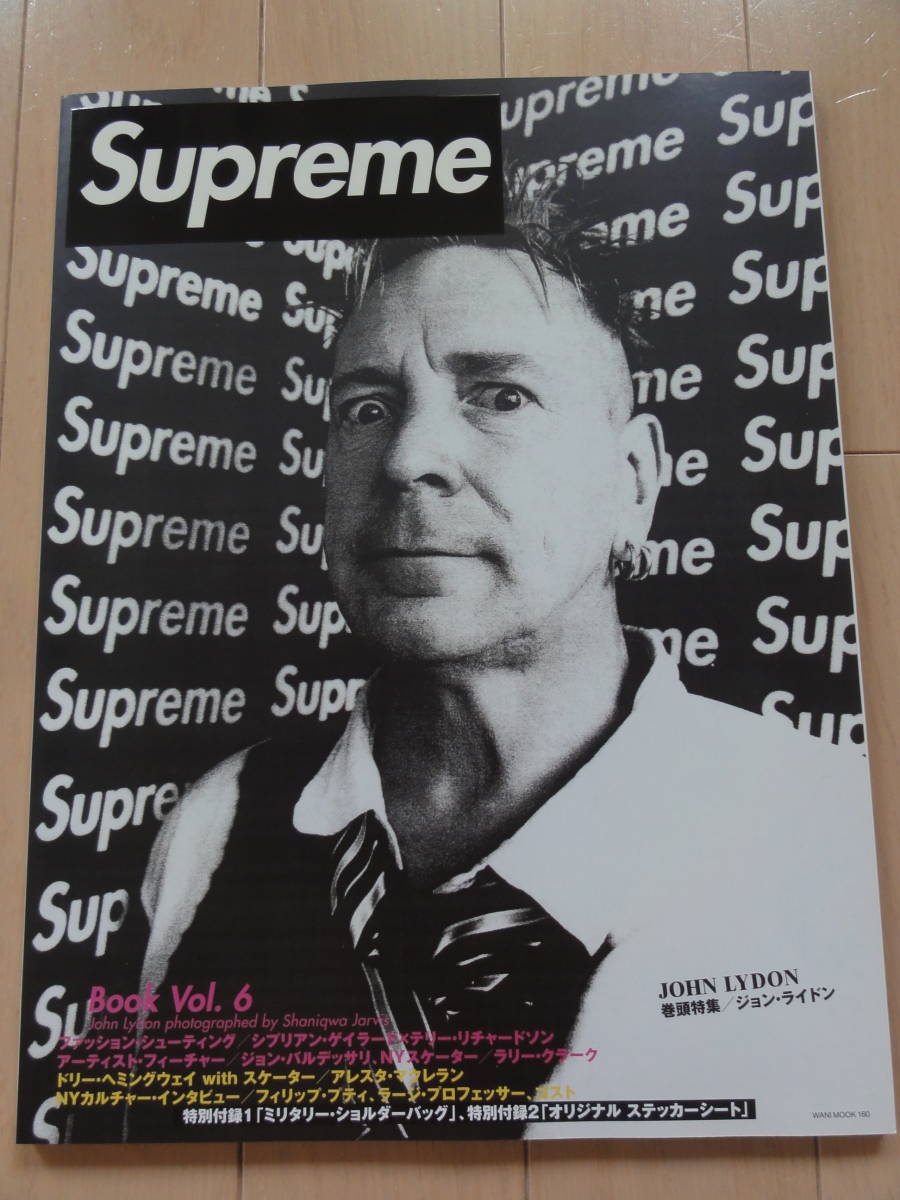 ヤフオク! - 【絶版】新品 Supreme BOOK Vol.6 シュプ...