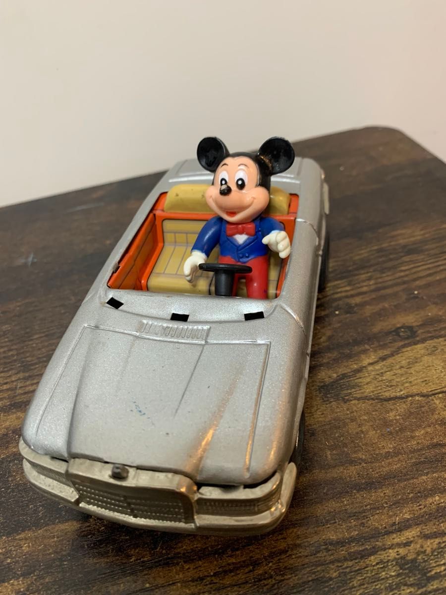マスダヤ 昭和レトロ ミッキーマウス ミニカー 昭和レトロ ミッキーマウス ベンツオープンカー ディズニー