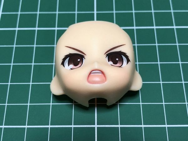 ねんどろいど パーツ とある科学の超電磁砲 白井黒子 顔 表情 叫び顔_画像1