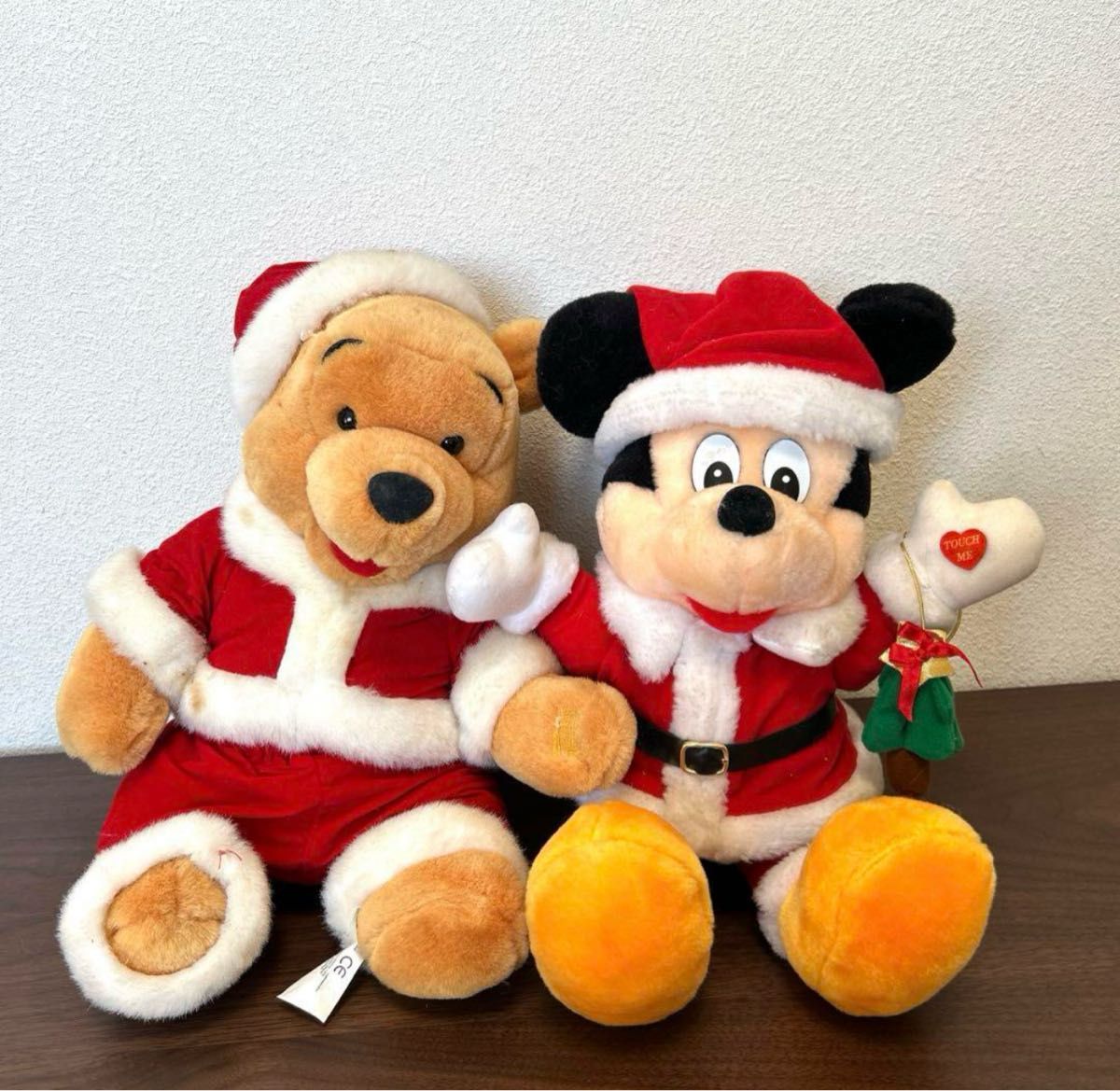 東京ディズニーランド ぬいぐるみセット サンタ ディズニー クリスマス ミッキー プーさん サンタぬいぐるみ