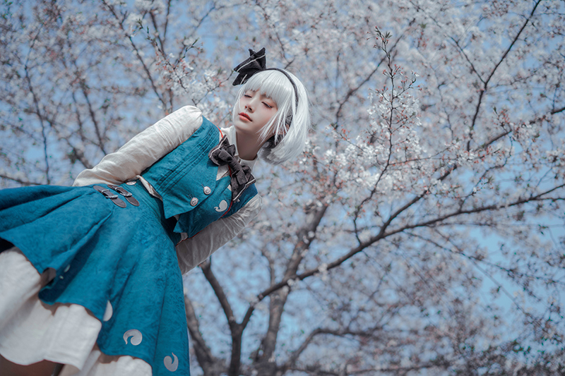 修正版 東方Project 魂魄妖夢 コスプレ衣装 二色選び自由 風 修正版 東方Project 魂魄妖夢 コスプレ衣装 二色選び自由 風