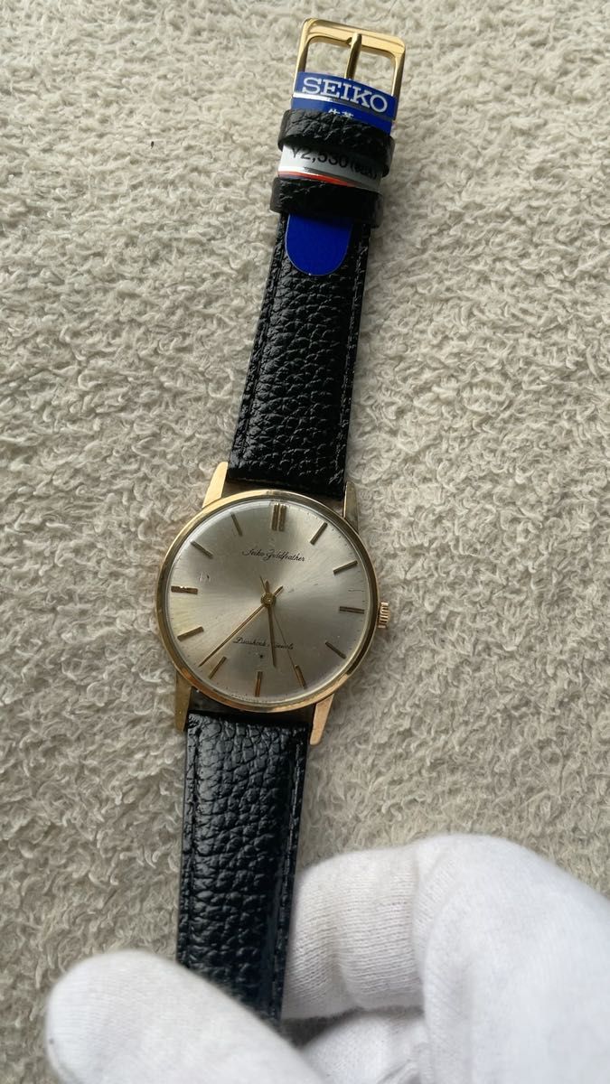 稼働品 SEIKO Goldfeather 手巻き 腕時計 25石 セイコー