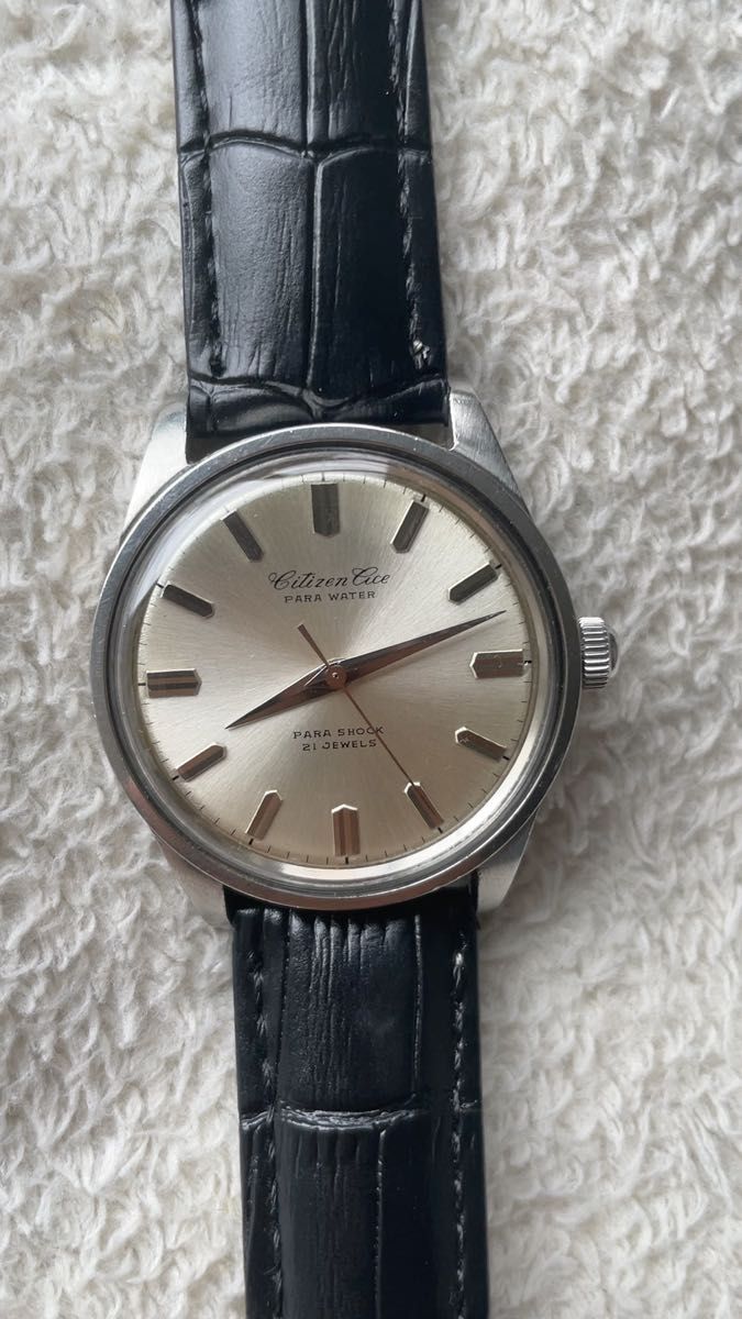 稼働品 Citizen Ace Para Water 21石 手巻き 腕時計