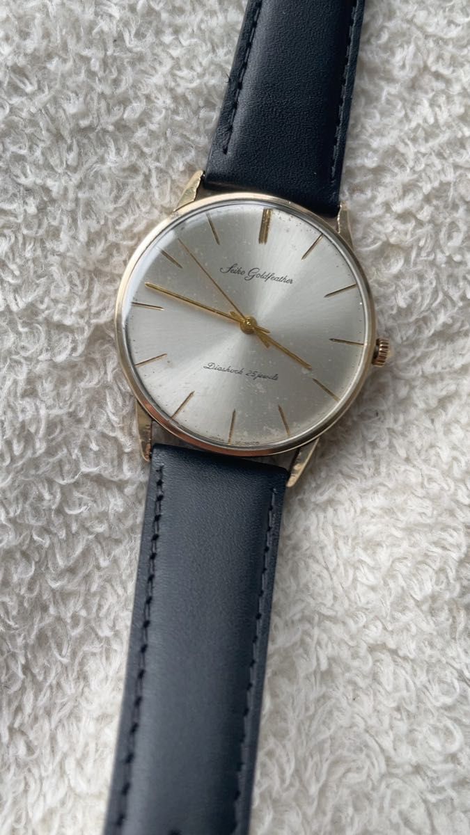 稼働品 SEIKO Goldfeather 25石 手巻き 腕時計