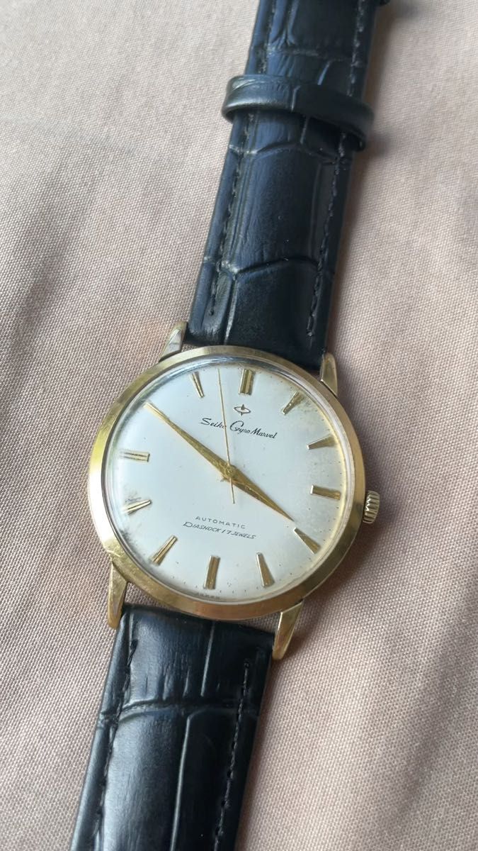 稼働品 SEIKO Gyro Marvel 17石 自動巻 腕時計