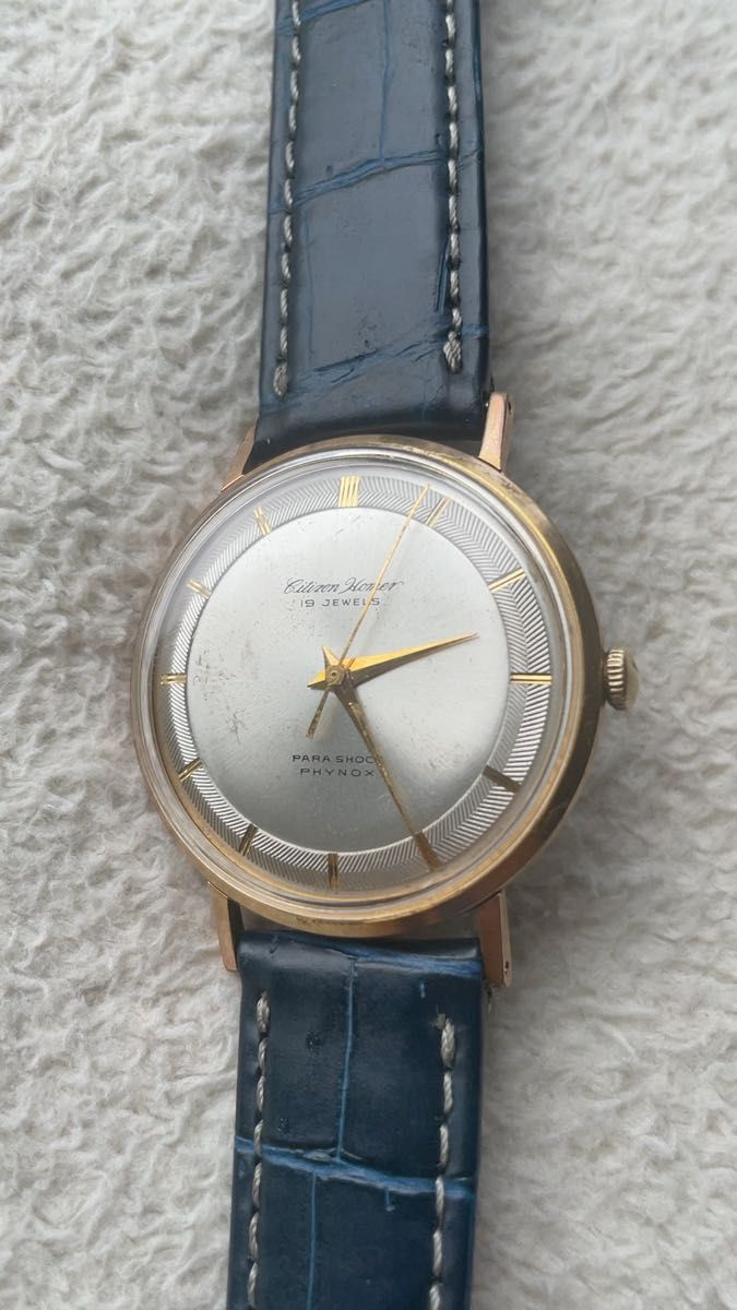 稼働品 CITIZEN Homer 19石 手巻き 腕時計