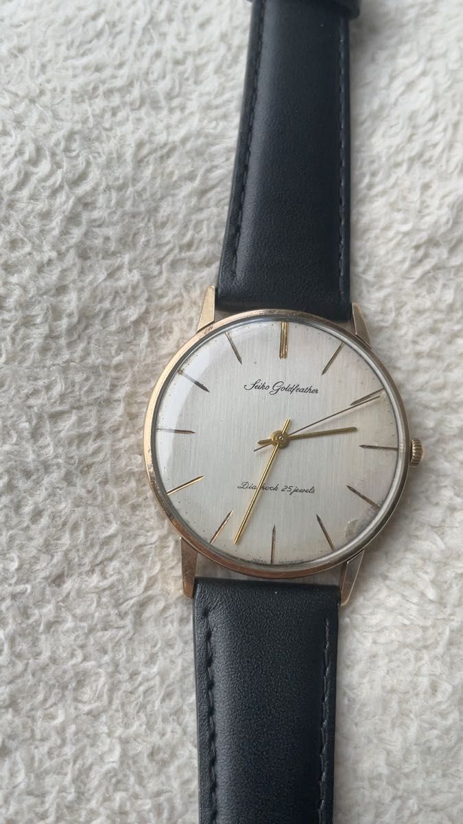 稼働品 SEIKO Goldfeather 25石 手巻き 腕時計 セイコー