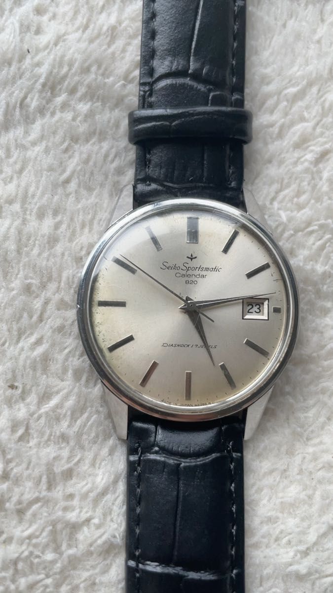 稼働品 SEIKO Sportsmatic Calendar 820 自動巻き 腕時計