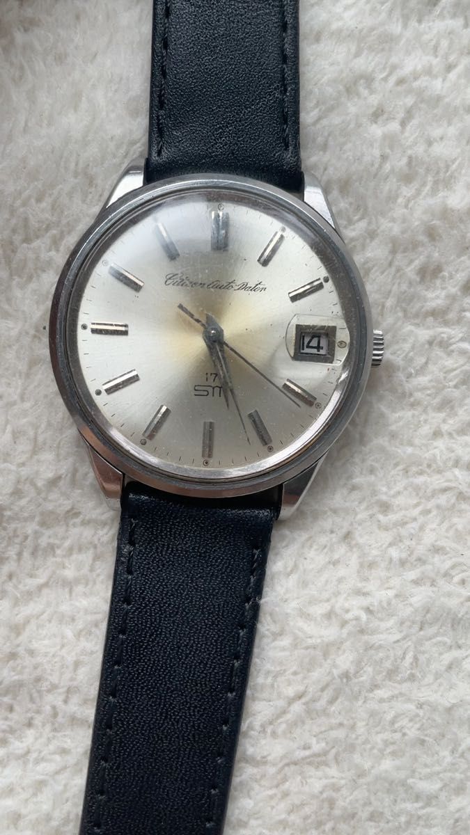 稼働品 Citizen Auto Dater 17 SM 自動巻き 腕時計