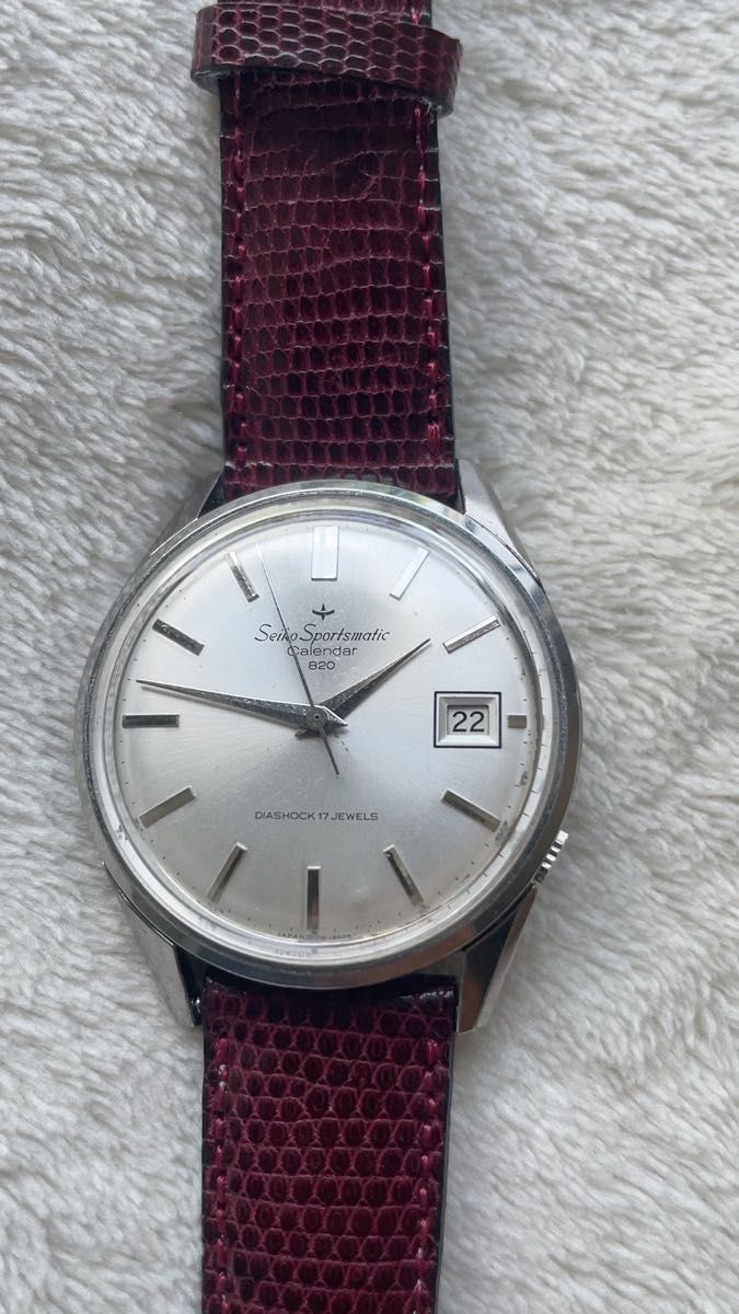 稼働品 SEIKO Sportsmatic calendar 820 自動巻 腕時計