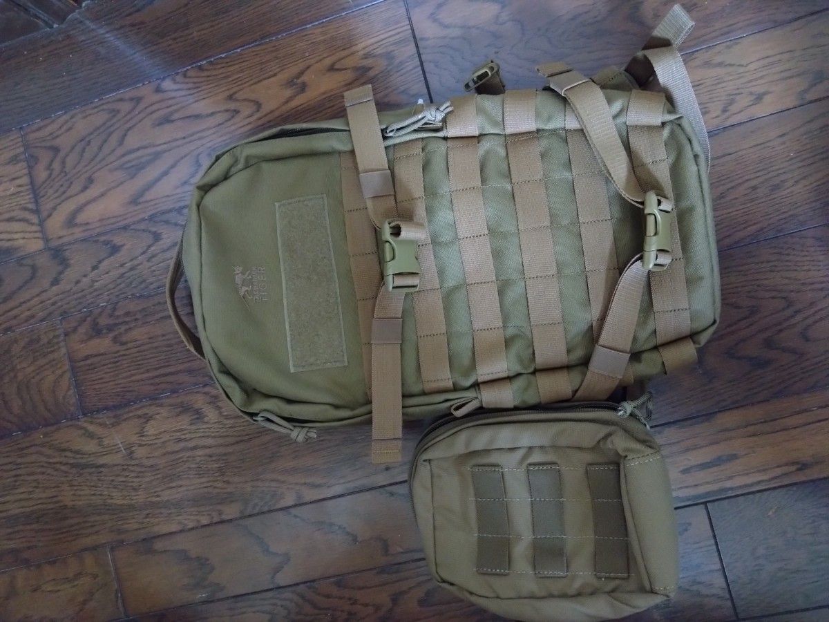 米軍実物タスマニアンタイガー エッセンシャルパックMK2 コヨーテB9㍑&ポーチ 米軍実物タスマニアンタイガー エッセンシャルパックMK2