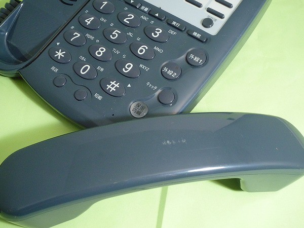 NTT製　FXⅡ-TELヒョウジュン＜1＞＜H＞　標準電話機　中古品　基本動作確認済み　　[S361]_画像4