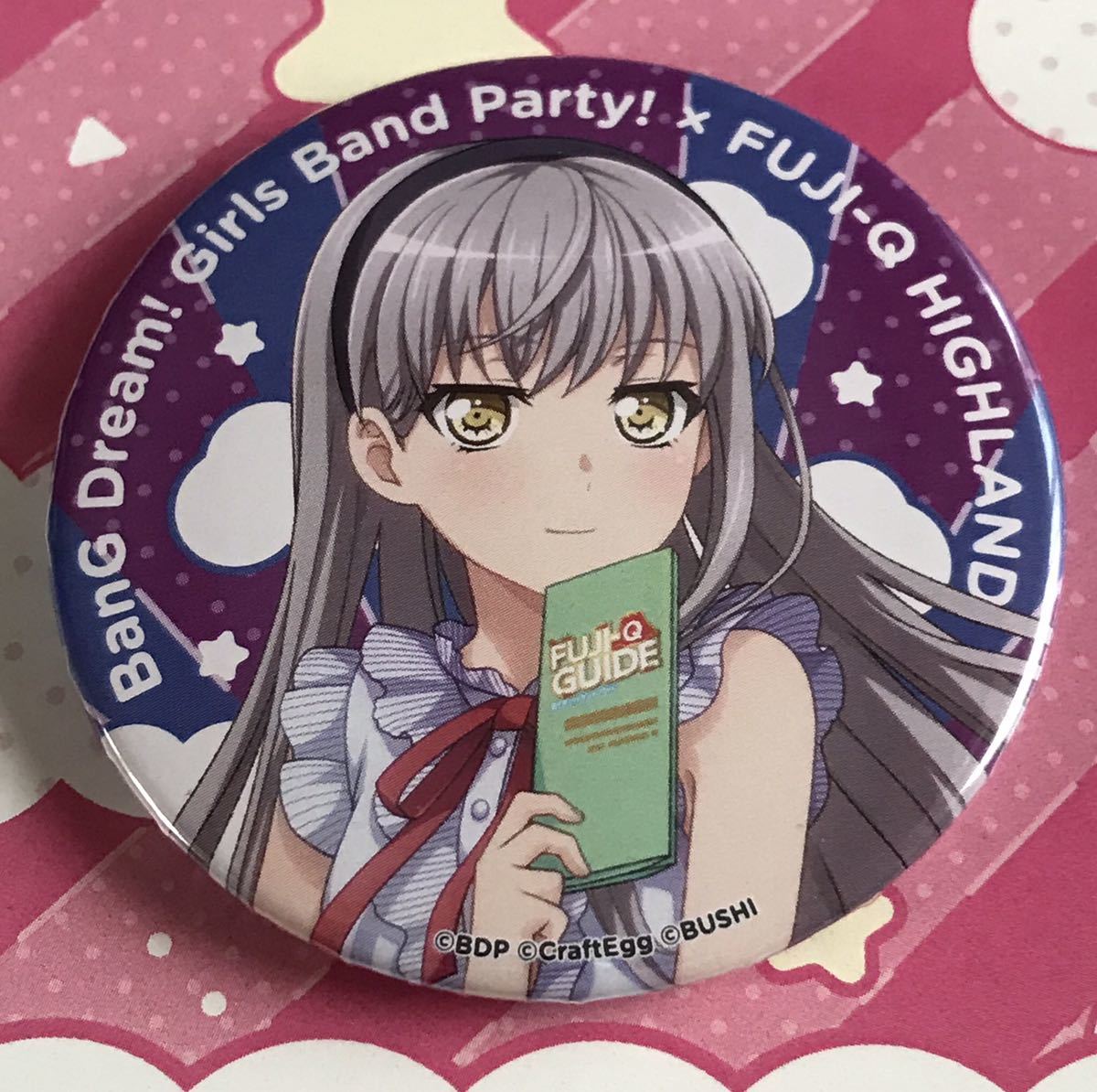 ヤフオク! - 湊友希那 等身 缶バッジ☆バンドリ! × 富士急ハイランド...