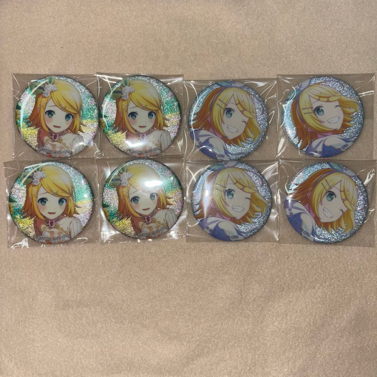 グリ缶まとめ売り プロセカ 鏡音リン グリッター缶バッジ まとめ売り|Yahoo