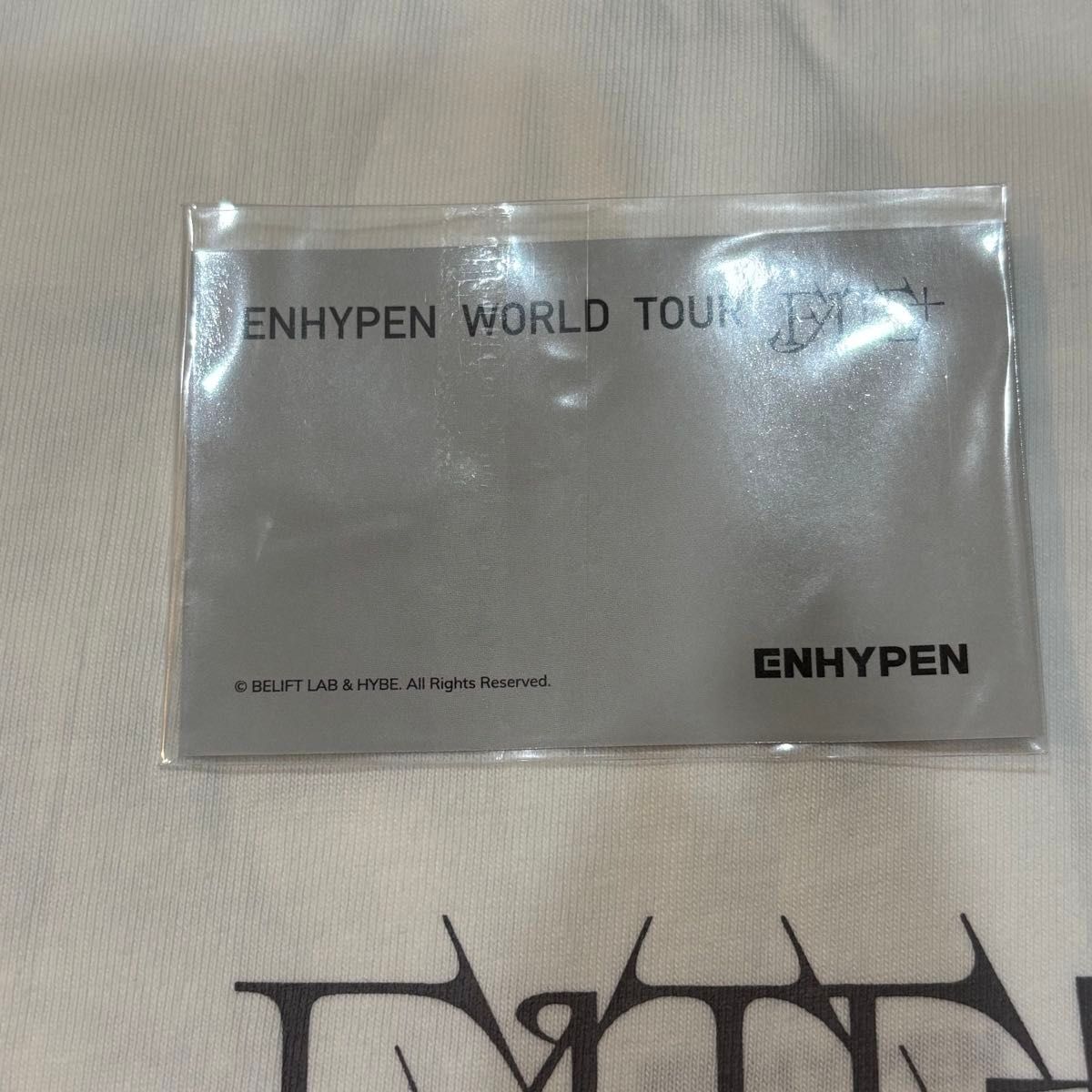 ENHYPEN FATE+ Tシャツ Lサイズ ソウルコン 紙袋+トレカ付き ENHYPEN FATE+ Tシャツ Lサイズ ソウルコン 紙袋+トレカ付き