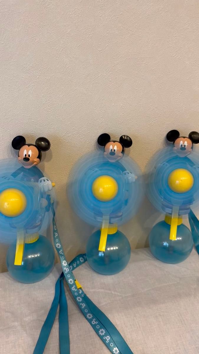 ミッキー ミストファン ディズニーランド ディズニーシー ミッキーマウス ハンディファン 熱中症予防 暑さ対策 水遊び 3個セット