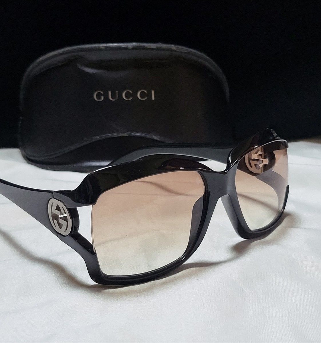 ◆GUCCI グッチ◆GGインターロッキング サングラス ケース付き GUCCI グッチ GGロゴ インターロッキング サングラス ケース付き