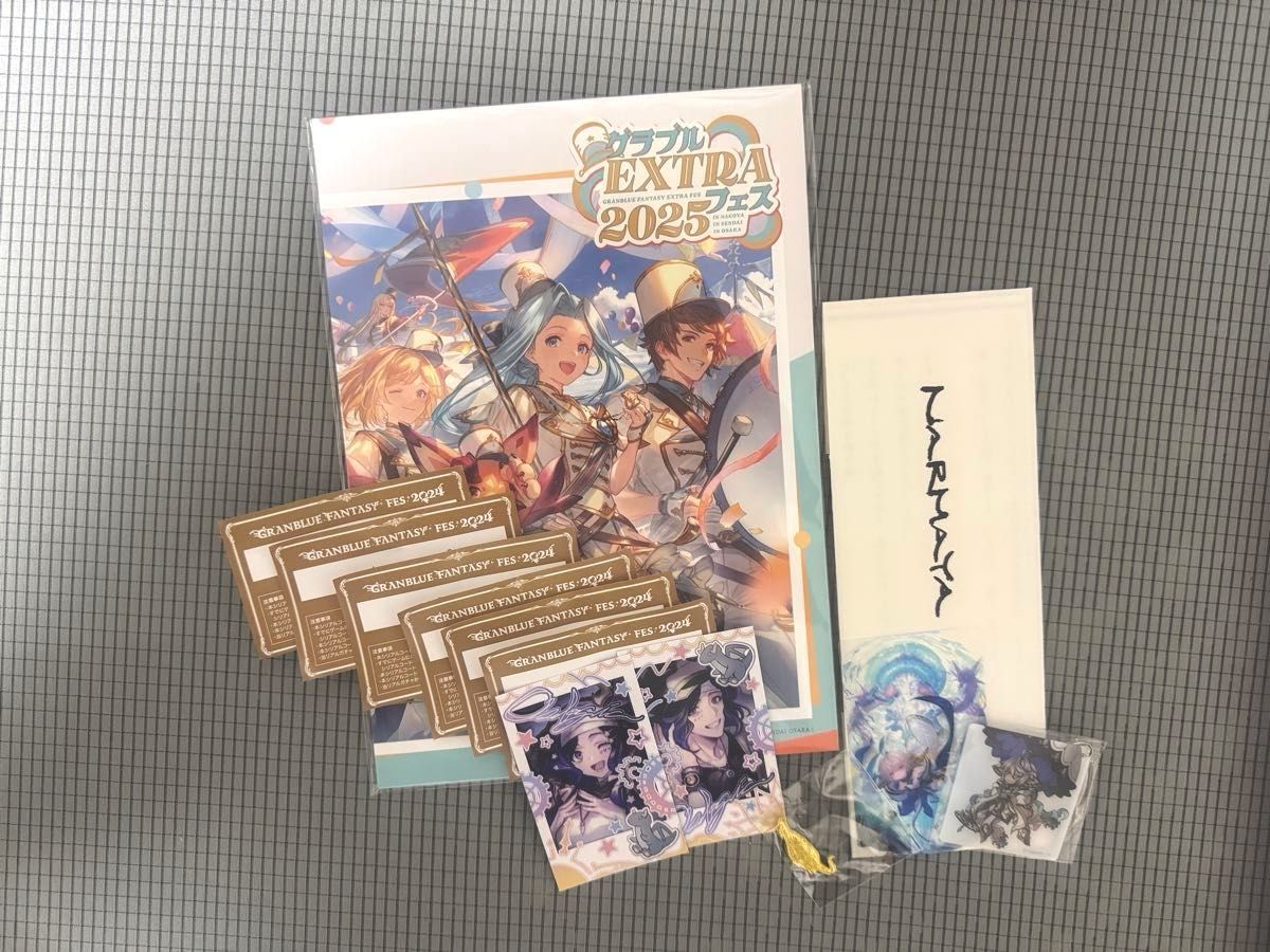 グラブル EXTRAフェス2025 パンフレット シリアルコード未使用 グラブルEXTRAフェス2025 シリアルコード未使用(パンフレット