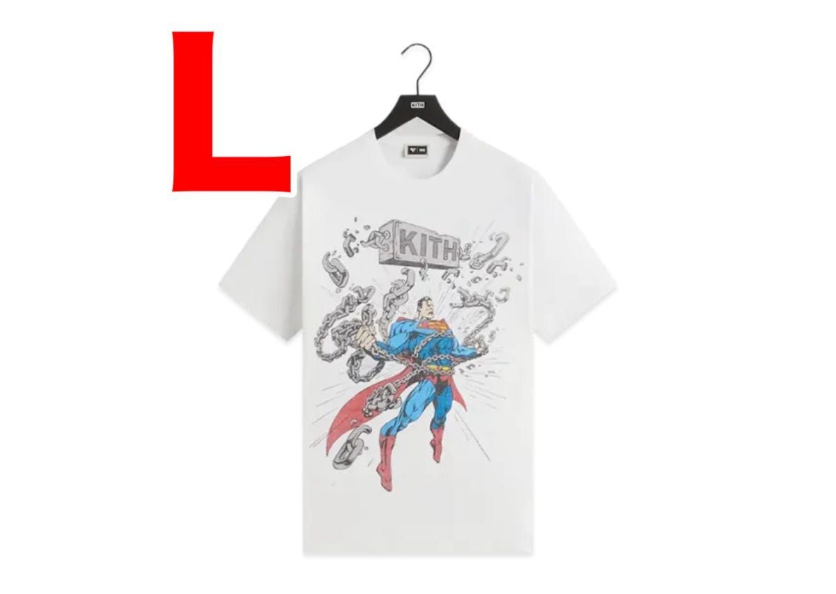 【KITH】スーパーマン ヴィンテージ 半袖Tシャツ 関税送料込 Lサイズ Kith x Superman Chains Vintage Tee tシャツ キス