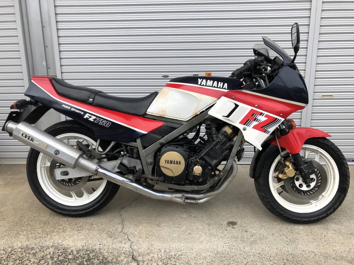 ★ ６１年、FZ750 カスタムマフラー装備、メンテナンスorレストアベース車！★_画像2