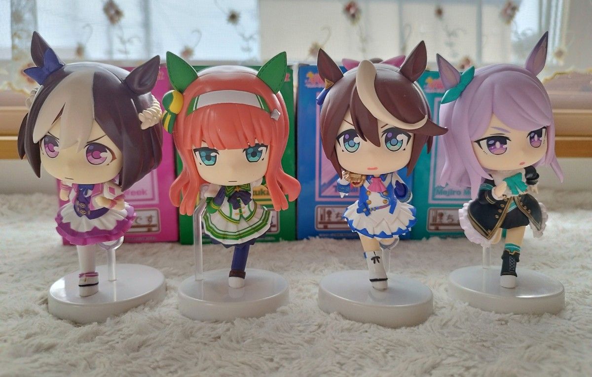 ウマ娘 プリティーダービー フィギュア7体まとめ売り ウマ娘 『ひっかけフィギュア』フィギュア 7体セットまとめ売り