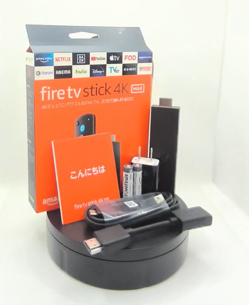 【NEW】Amazon Fire Tv Stick 4K Max Alexa 対応 第1世代 純正リモコンなし 非純正リモコン付き