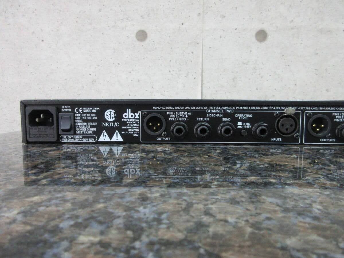 【プロ仕様・スタジオ品質】dbx 1066 2chコンプレッサーリミッターゲート プロ仕様・スタジオ品質】dbx 1066 2chコンプレッサー
