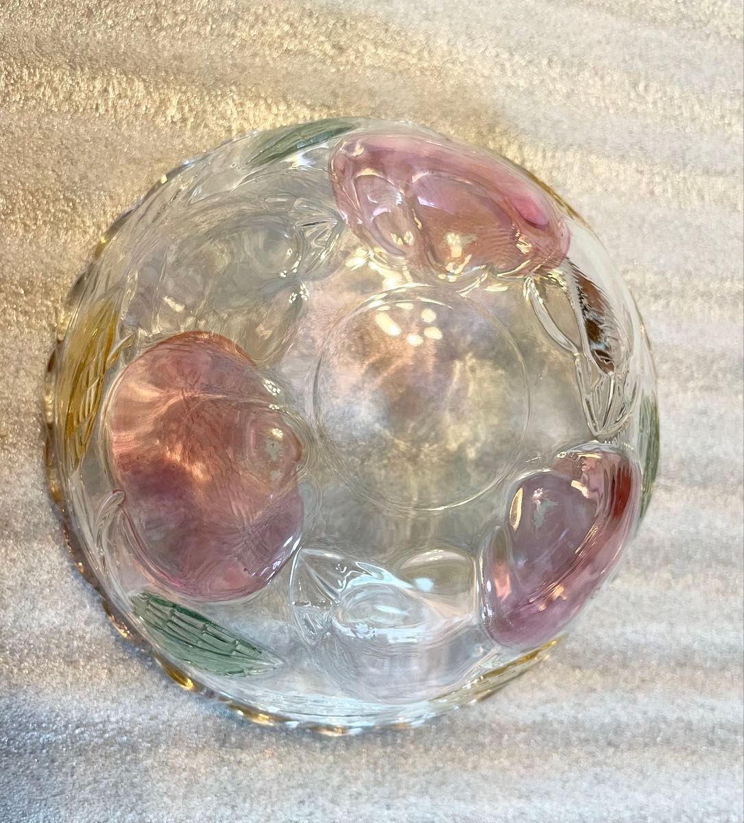 【昭和レトロ】ガラス製デザート皿 5個セット（19cm×12cm×5cm） 昭和レトロ】ガラス製デザート皿 5個セット（19cm×12cm×5cm）