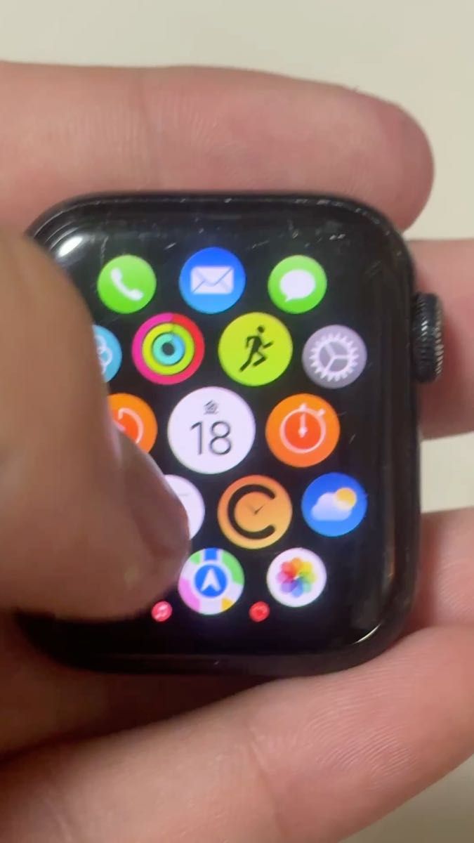 【動作品】Apple Watch SE2 40mm ミッドナイト アルミニウム アップルウォッチ GPSモデル