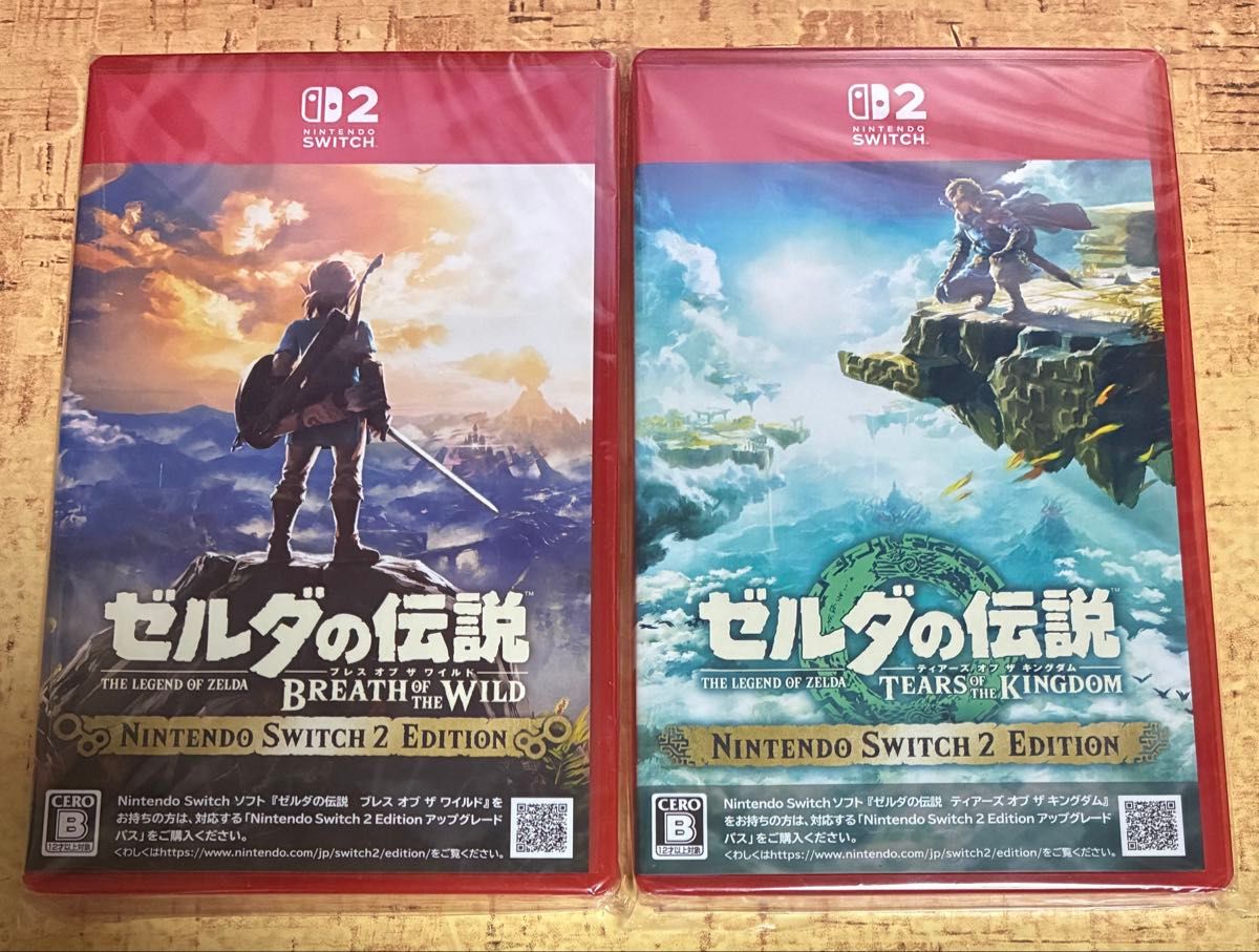 ゼルダの伝説 ブレスオブザワイルド & ティアーズオブザキングダム 2本セット 新品 Switch2 ゼルダの伝説 2本セット ティアーズ オブ ザ