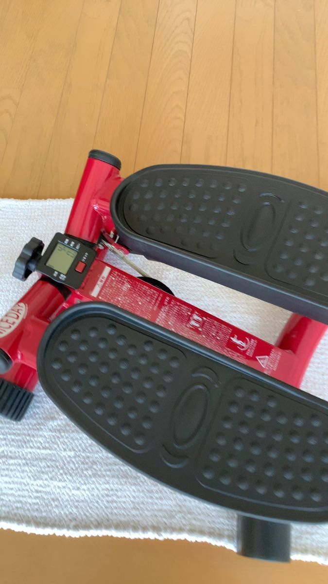 ショップジャパン NICE DAY 健康ステッパー (ND-1R) レッド(美品かな)