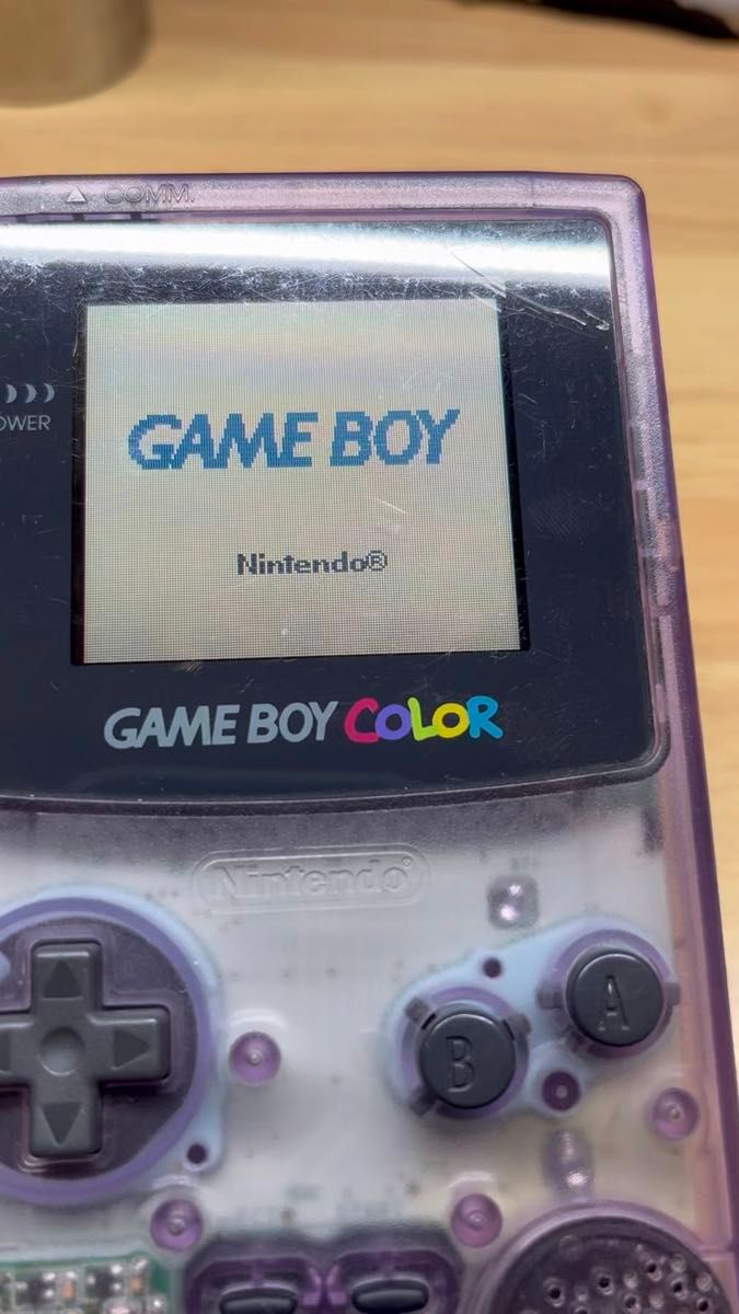 CGB-001 ゲームボーイカラー GAMEBOY COLOR 任天堂 Nintendo クリアパープル ニンテンドー
