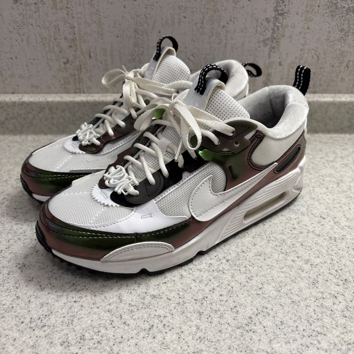 NIKE エアマックス 90 SE スニーカー 美品 美品 NIKE AIR MAX 90 FUTURA SE 24 5cm ナイキ エアマックス