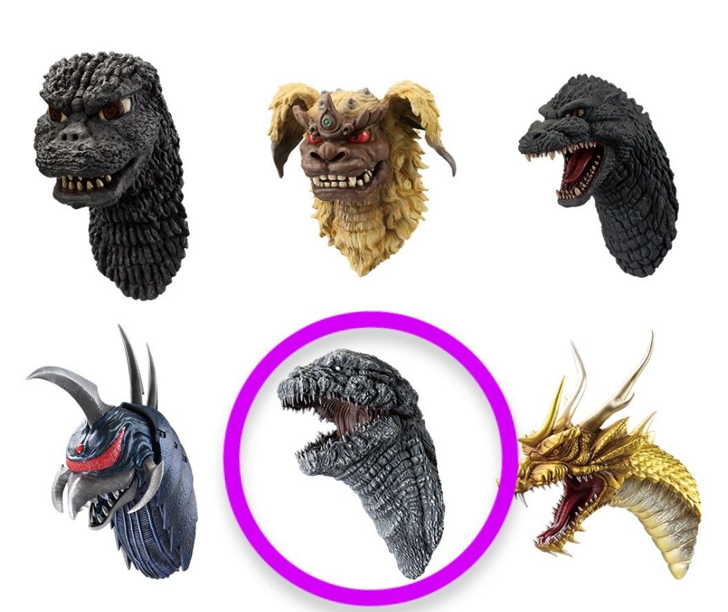 一番くじ ゴジラ G賞モンスター ヘッドマットセット 未開封12個セット バンダイ 一番くじ ゴジラ 大怪獣列伝G G賞 モンスターヘッド