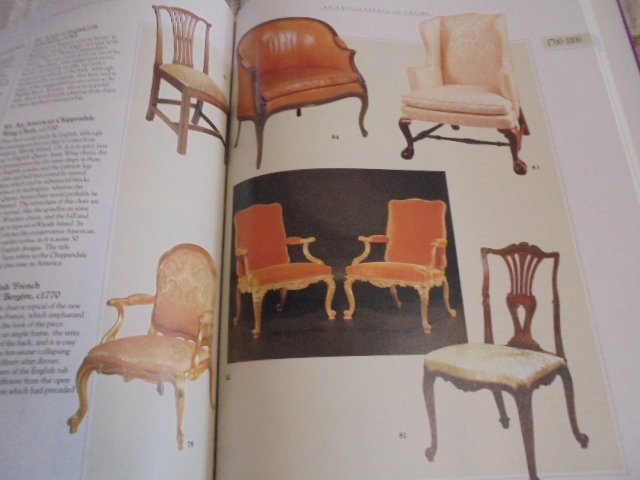  foreign book An Encyclopedia of Chairs chair. encyclopedia history 1600~1988 period another . display beautiful photoalbum 