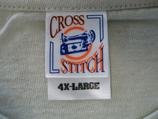 CROSS&STITCH OE1116 6.2oz オープンエンド マックスウェイトTシャツ 4XLサイズ 1枚 14ストーン 無地 ゆうパケット330円or350円発送可_4XLサイズ