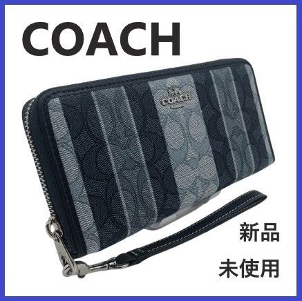 【Coach】コーチグラフィックが魅力♪ シグネチャー 長財布 COACH 新品 ジャガード シグネチャー 長 財布 メンズ レディース