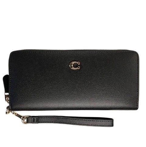 美品 COACH ブラック レザー 長財布 COACH 新品 ブラック レザー 二つ折り 長 財布 メンズ