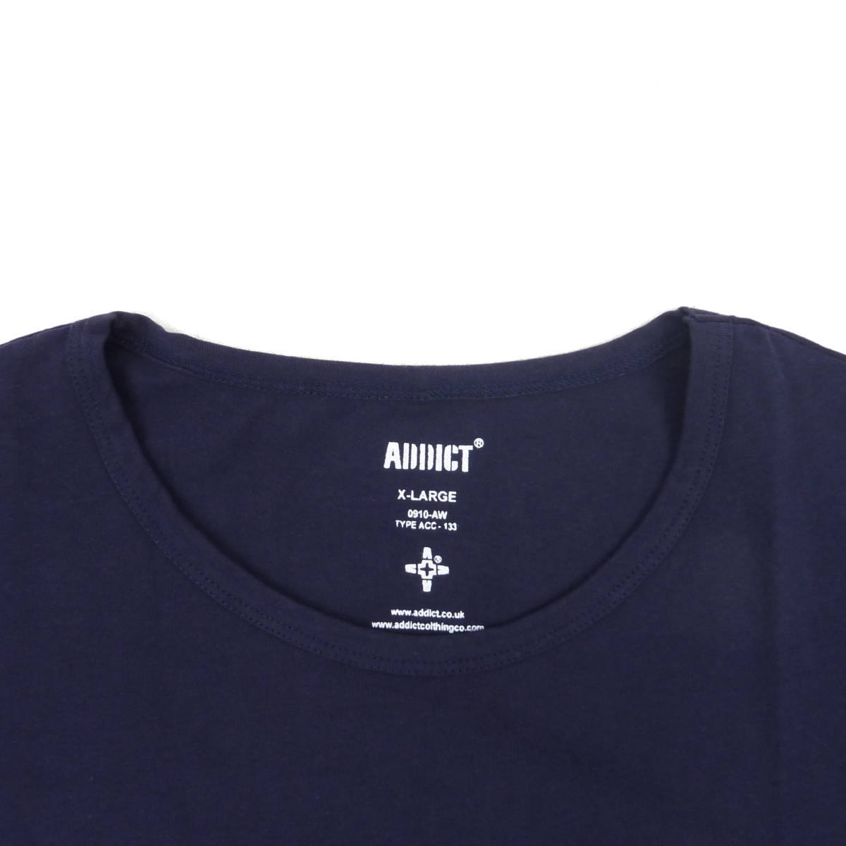 Addict アディクト Warzone TEE 半袖 Tシャツ (ネイビー) (S) [並行輸入品]