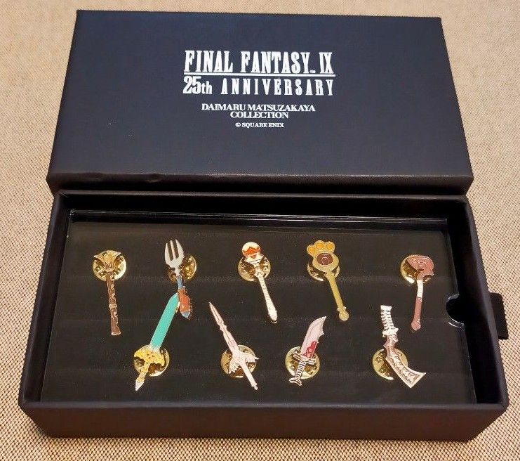 FF9 大丸松坂屋 武器モチーフピンバッジ コンプリートセット FF9 大丸松坂屋 武器モチーフピンバッジ コンプリートセット