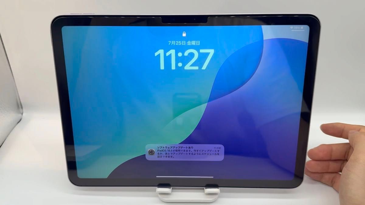 新品同様 iPad Air 11インチ M3 256GB CN版 WiFi パープル 2025モデル 充放電1回