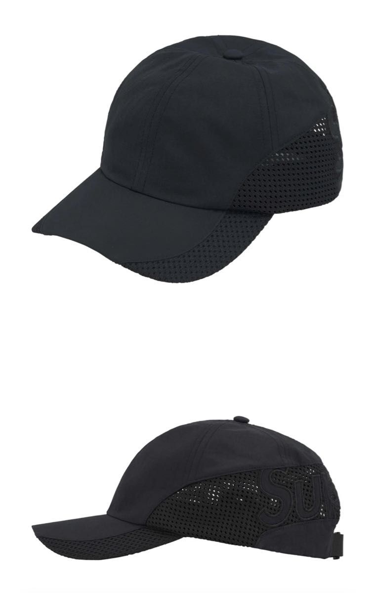Supreme Cordura® メッシュ6パネルキャップ ブラック Supreme Cordura Mesh 6-Panel
