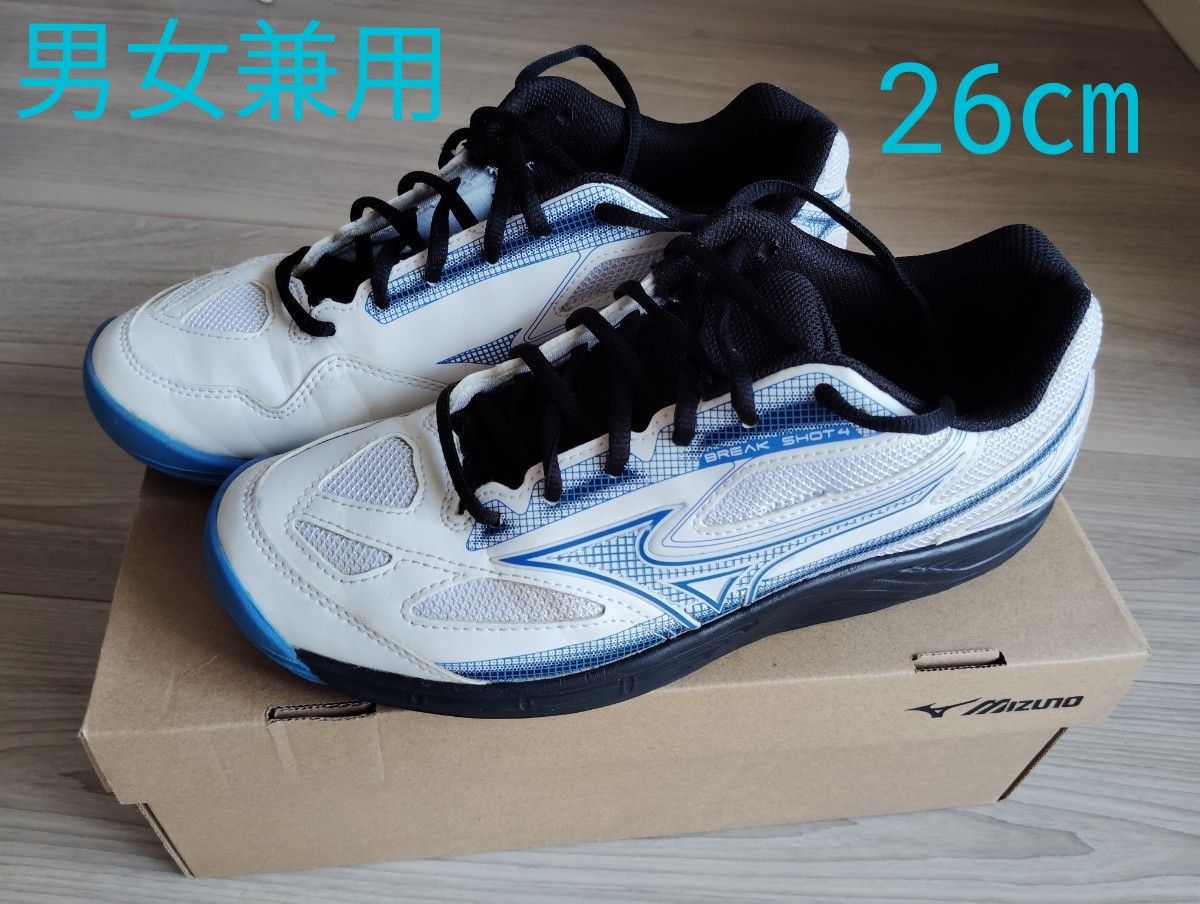 新品未使用 ミズノ mizuno テニスシューズ ブレイクショット 26cm ミズノ mizuno ブレイクショット 4 OC ユニセックス テニス