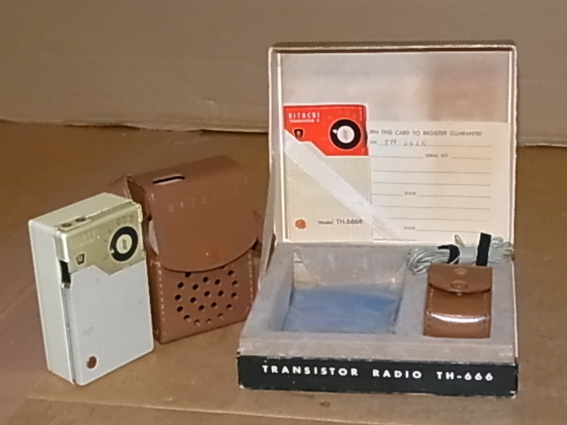 日立 TH-666 整備調整済み 携帯型ポケットラジオ 6TRANSISTOR 後期型 管理番号 18062304